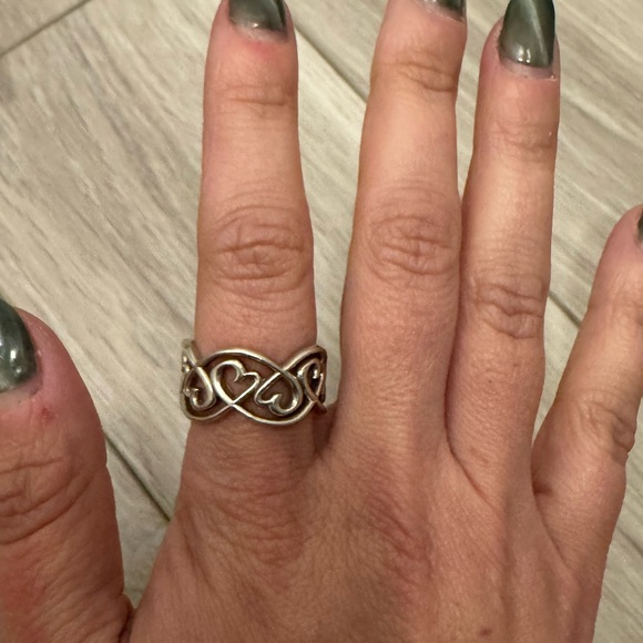 Tiffany & Co Paloma Picasso Loving Hearts Ring Sterling sliver .925 sz 7.25 - Picture 4 of 4